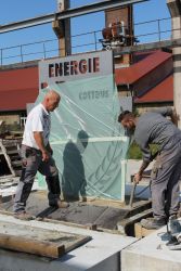 Betonieren eines Fundamentes Betonieren eines Fundamentes