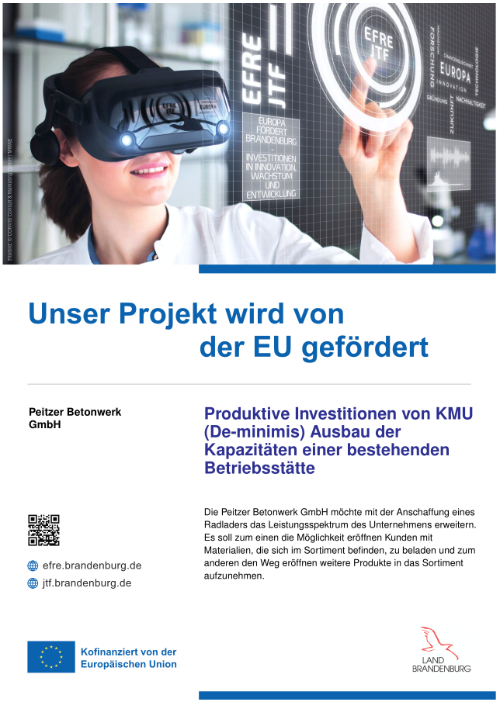 Peitzer Betonwerk fit für die Zukunft